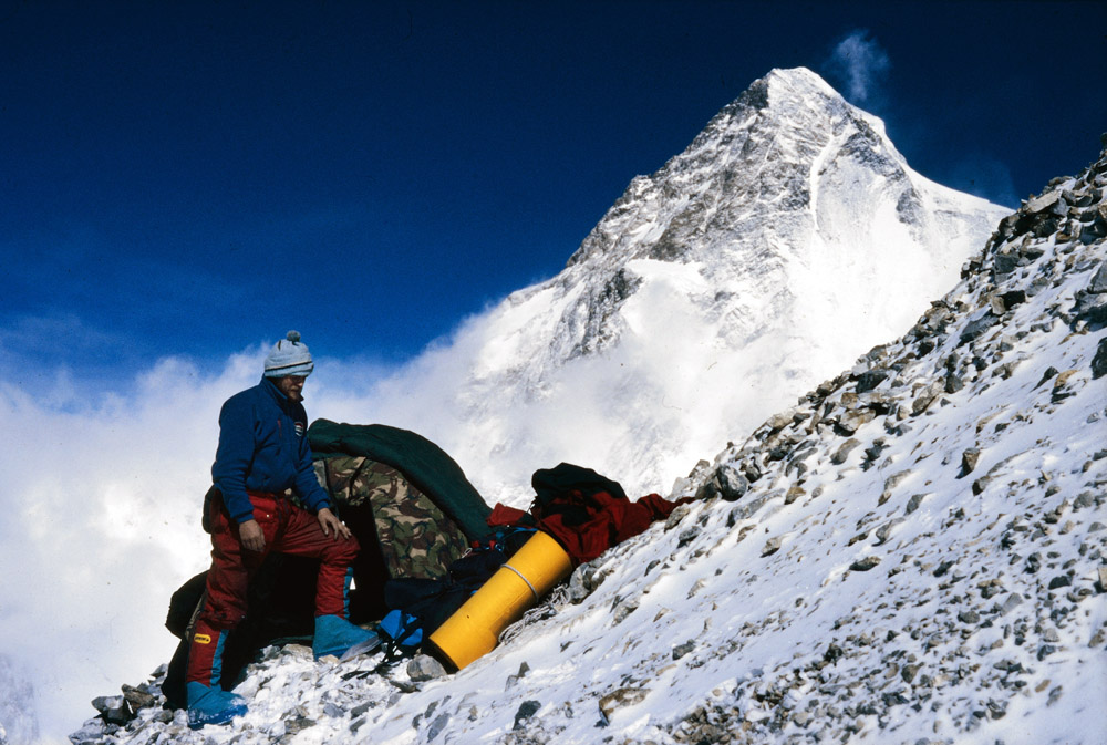 Polska zimowa wyprawa na K2, proba zdobycia Broad Peak (celu rezerwowego) przez zespół w skladzie: Maciej Berbeka, Aleksander Lwow, fot. Aleksander Lwow